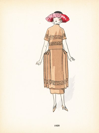 Moda femenina, 1920 de French School