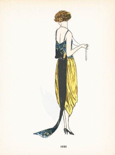 Moda femenina, 1920 de French School