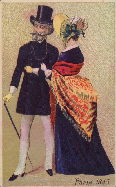Dama y caballero de French School