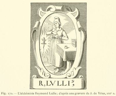 El alquimista Raymond Lulle de French School