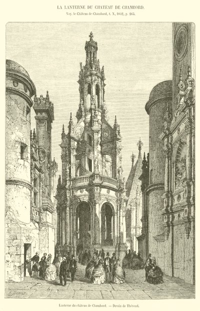 Lanterne du chateau de Chambord de French School
