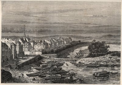 El arsenal en París bajo Enrique IV en el siglo XVII - grabado de 
