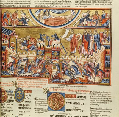 Asedio a una ciudad, de la Hebraica Romana Gallica de French School