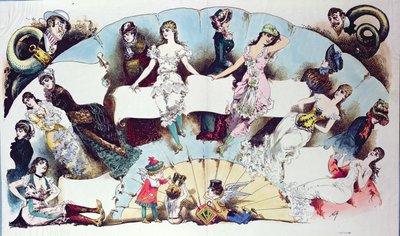 Ilustraciones de diseño para un artículo sobre ropa interior femenina, de La Vie Parisienne, c.1870 de French School