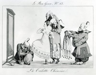 Le Bon Genre - La Toilette Chinoise, 1813 de French School