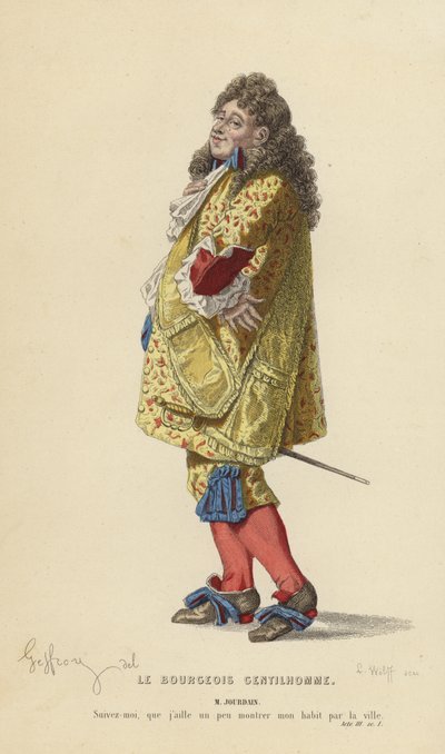 El burgués gentilhombre de French School