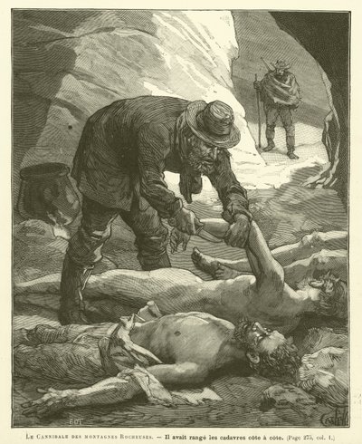 Le Cannibale Des Montagnes Rocheuses de French School