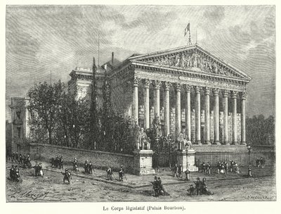El Cuerpo Legislativo, Palacio Bourbon de French School