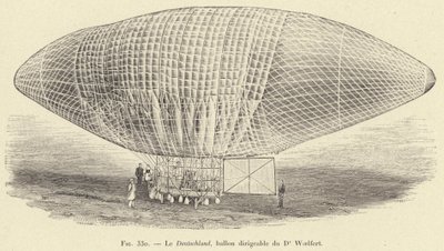 Le Deutschland, dirigible del Dr Woelfert de French School