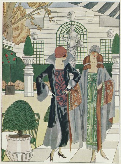 El jardín de invierno del Ritz, de Art-Gout-Beaute, pub.1920 (litografía en color) de French School