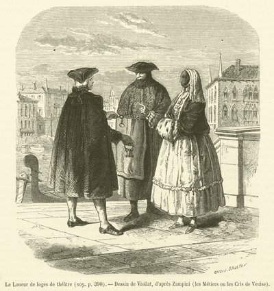 El arrendador de palcos de teatro de French School