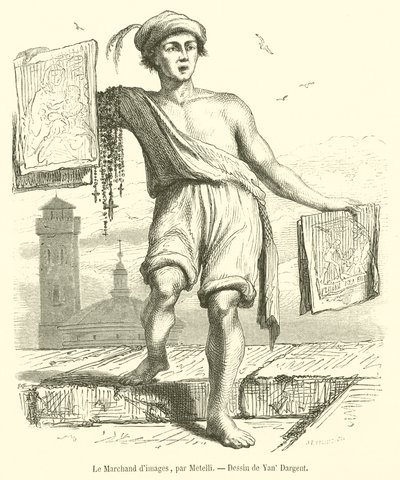 El vendedor de imágenes de French School