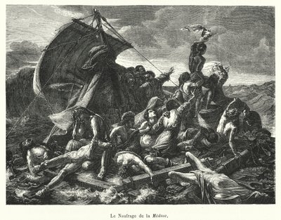 El Naufragio de la Medusa de French School