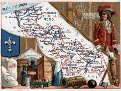 Le Nord (59), Nord Pas De Calais, Francia. Retrato de Jean Bart (Jan Bart o Jan Baert) de French School