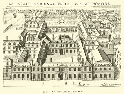El Palais-Cardinal, hacia 1638 de French School