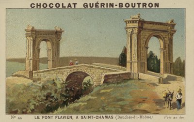 El Puente Flavien, en Saint-Chamas, Bocas del Ródano de French School