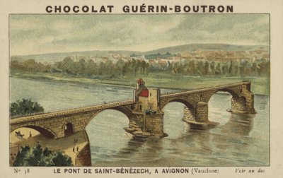 El Puente de Saint-Benezech, en Aviñón, Vaucluse de French School
