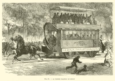 El primer tranvía de Berlín de French School