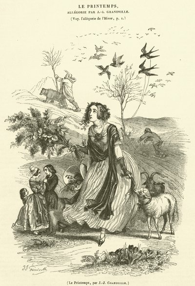 La Primavera (grabado) de French School