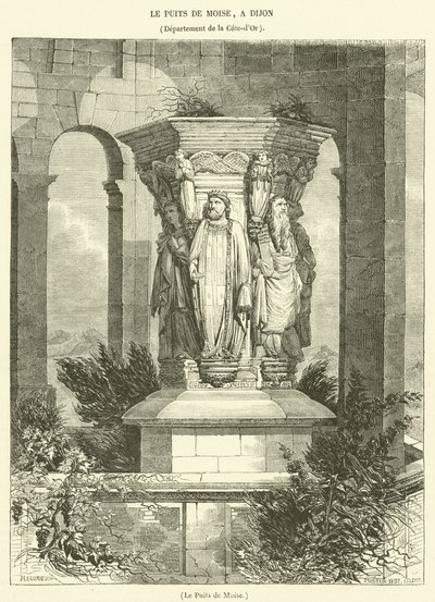 Le Puits de Moise (grabado) de French School