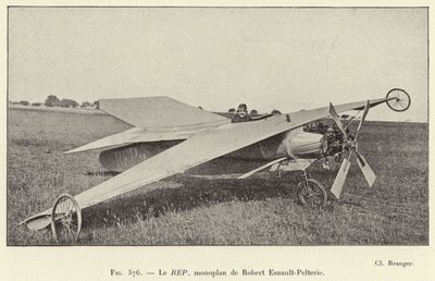 El REP, monoplano de Robert Esnault-Pelterie de French School