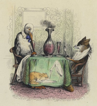 El zorro y la cigüeña de French School