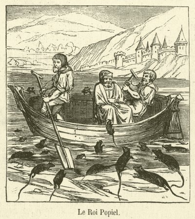 El Rey Popiel (grabado) de French School