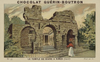 El Templo de Diana en Nimes, Gard de French School