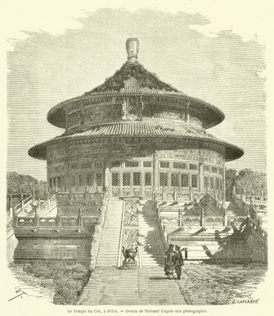 El Templo del Cielo, en Pekín de French School