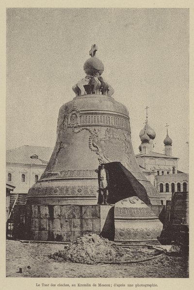 El Zar de las campanas, en el Kremlin de Moscú de French School