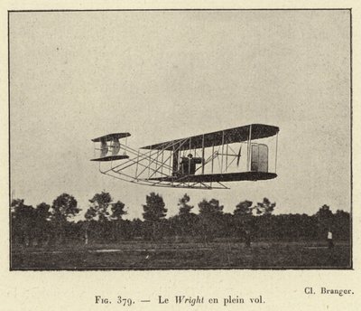 El Wright en pleno vuelo de French School