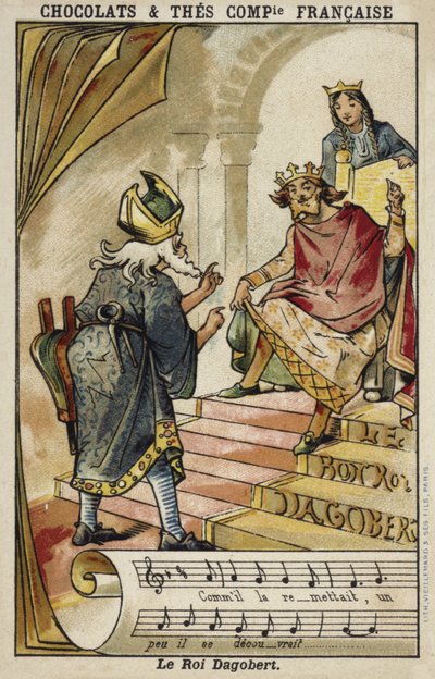 Le bon roi Dagobert, canción francesa de French School