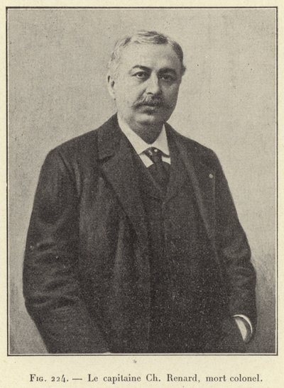 El capitán Ch Renard, fallecido coronel de French School