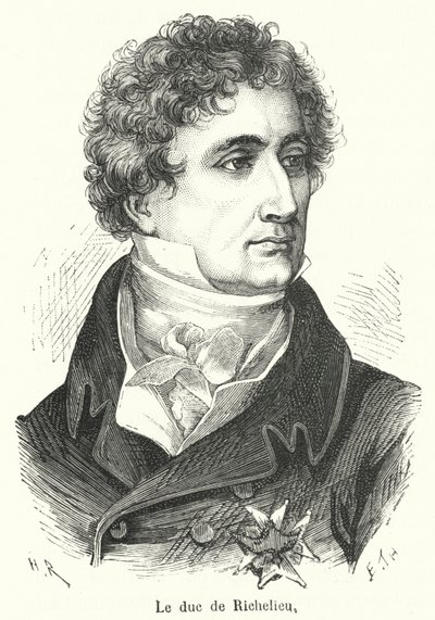 El duque de Richelieu de French School