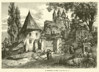 El monasterio de Melk de French School