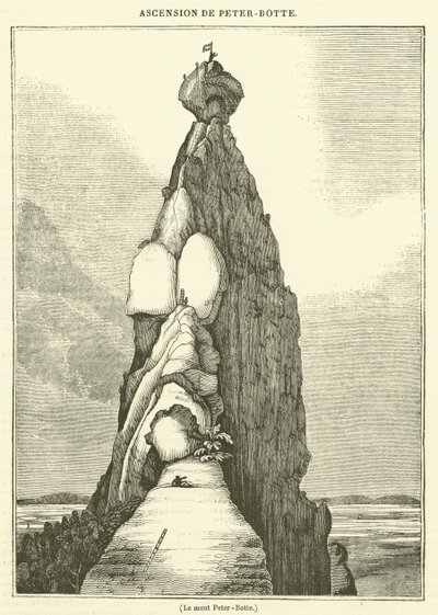 Monte Peter-Botte (grabado) de French School