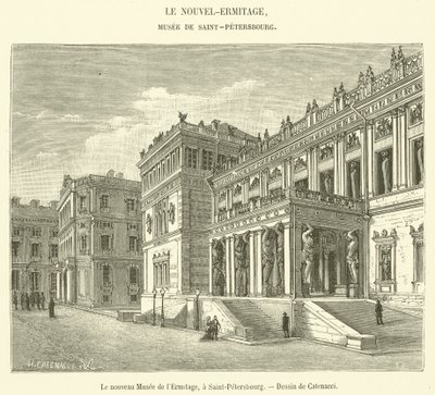 El nuevo Museo del Hermitage, en San Petersburgo de French School