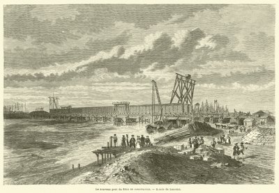 El nuevo puente del Rin en construcción de French School