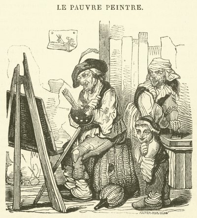 El pintor pobre de French School