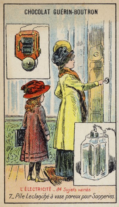 Celda Leclanché para timbres de French School
