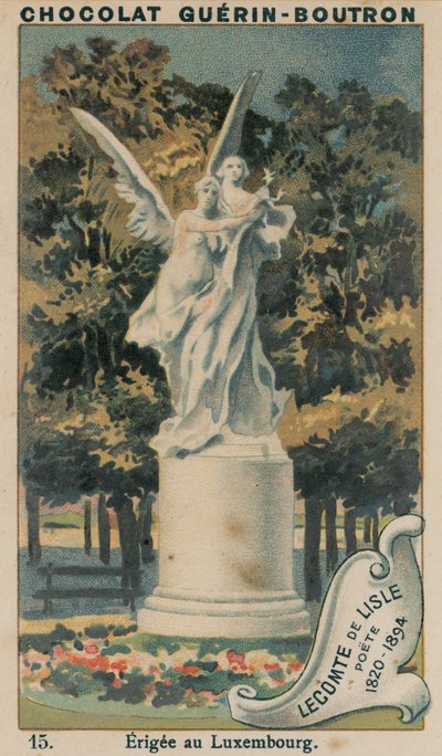 Lecomte de Lisle, Poeta, 1820-1894, Erigida en Luxemburgo de French School