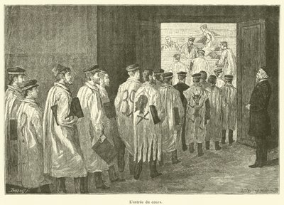 Grabado del recorrido de French School