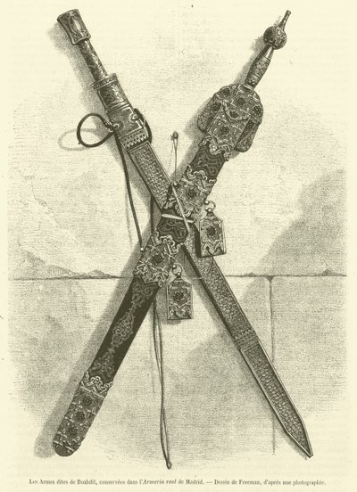 Las Armas llamadas de Boabdil, conservadas en la Armería Real de Madrid de French School