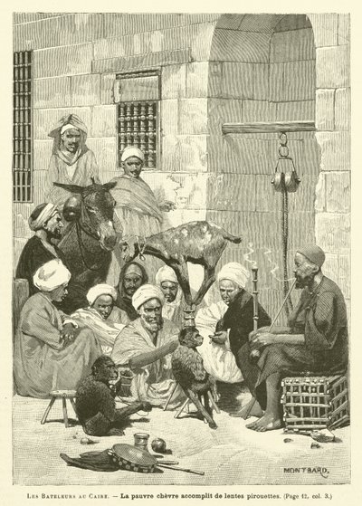 Los Saltimbanquis en El Cairo de French School