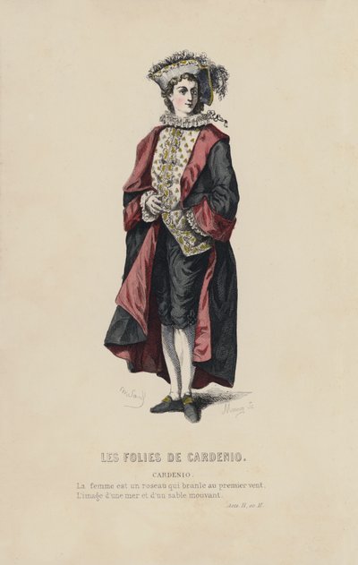 Las locuras de Cardenio, Cardenio de French School