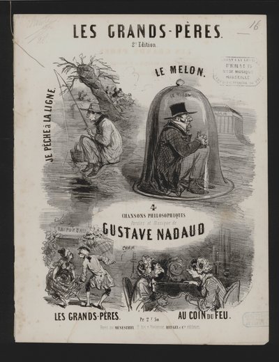 Les Grand Peres, cuatro canciones filosóficas de Gustave Nadaud de French School