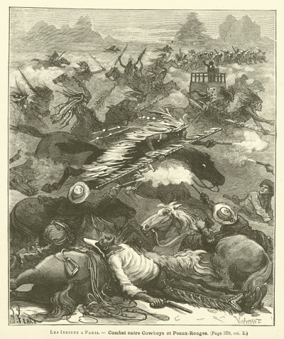 Los Indios en París de French School