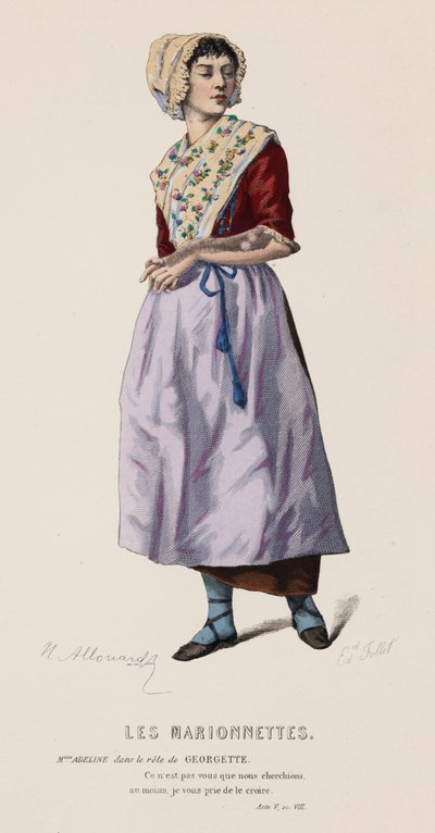 Les Marionnettes, Acto V, Escena VIII de French School