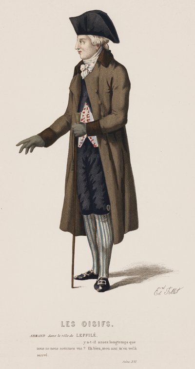 Les Oisifs, Escena XVI de French School