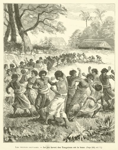 Los pueblos salvajes de French School